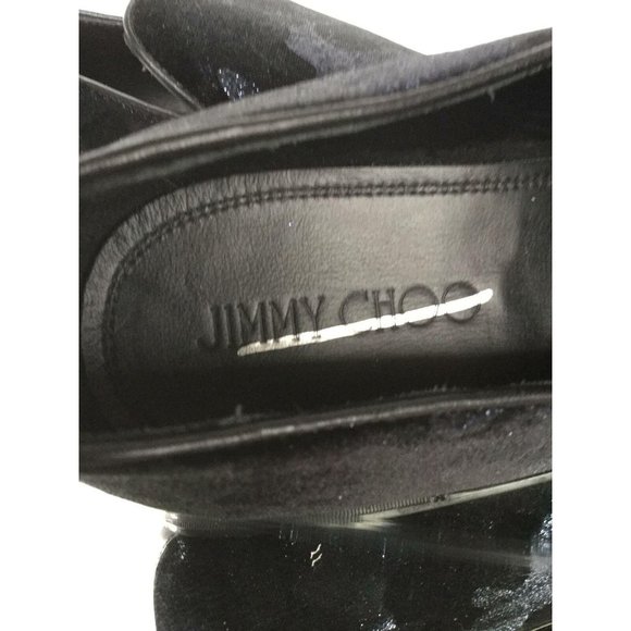 NEW JIMMY CHOO Men\'s Black Camouflage Sloane Loafers (Size 42) main image 9